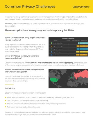 Common Privacy Challenges & CMP Market Share