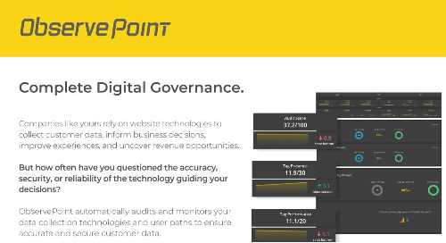ObservePoint Complete Solution Overview